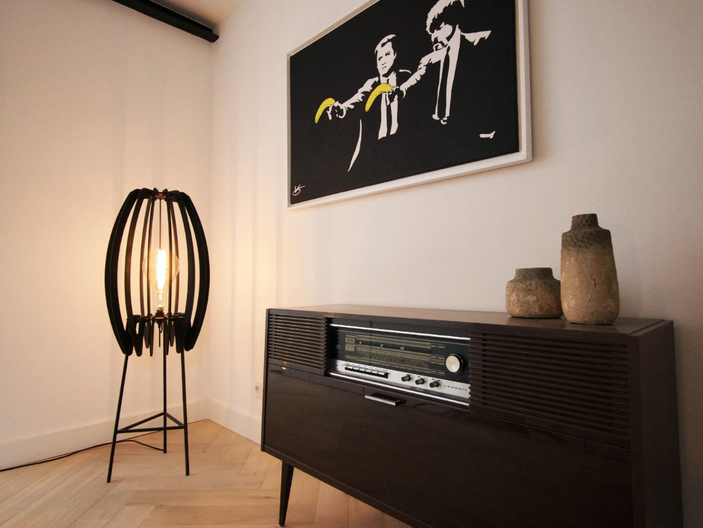 Unik vloerlamp sfeerfoto 2