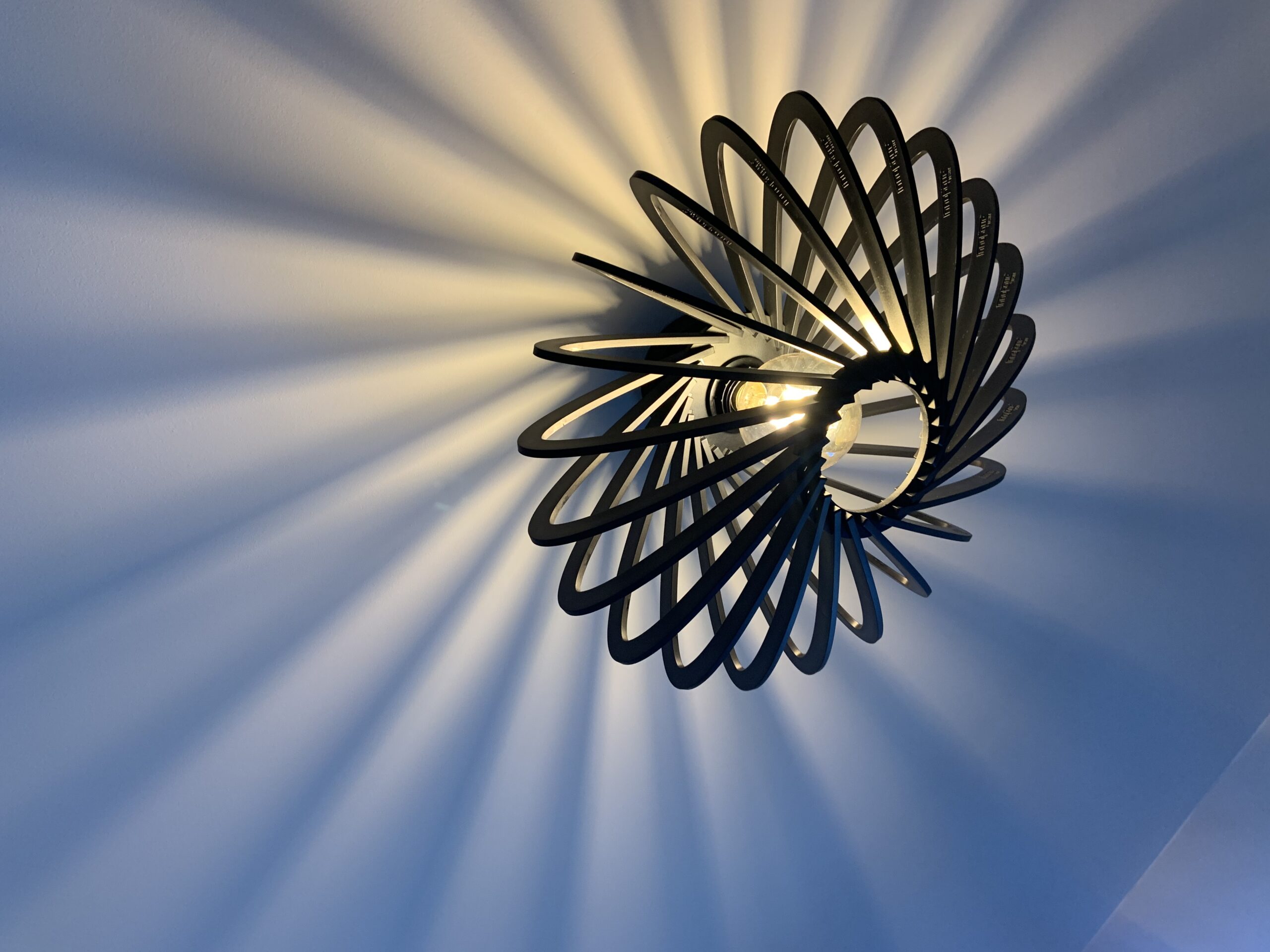 Atomic 55cm DIY plafondlamp sfeer